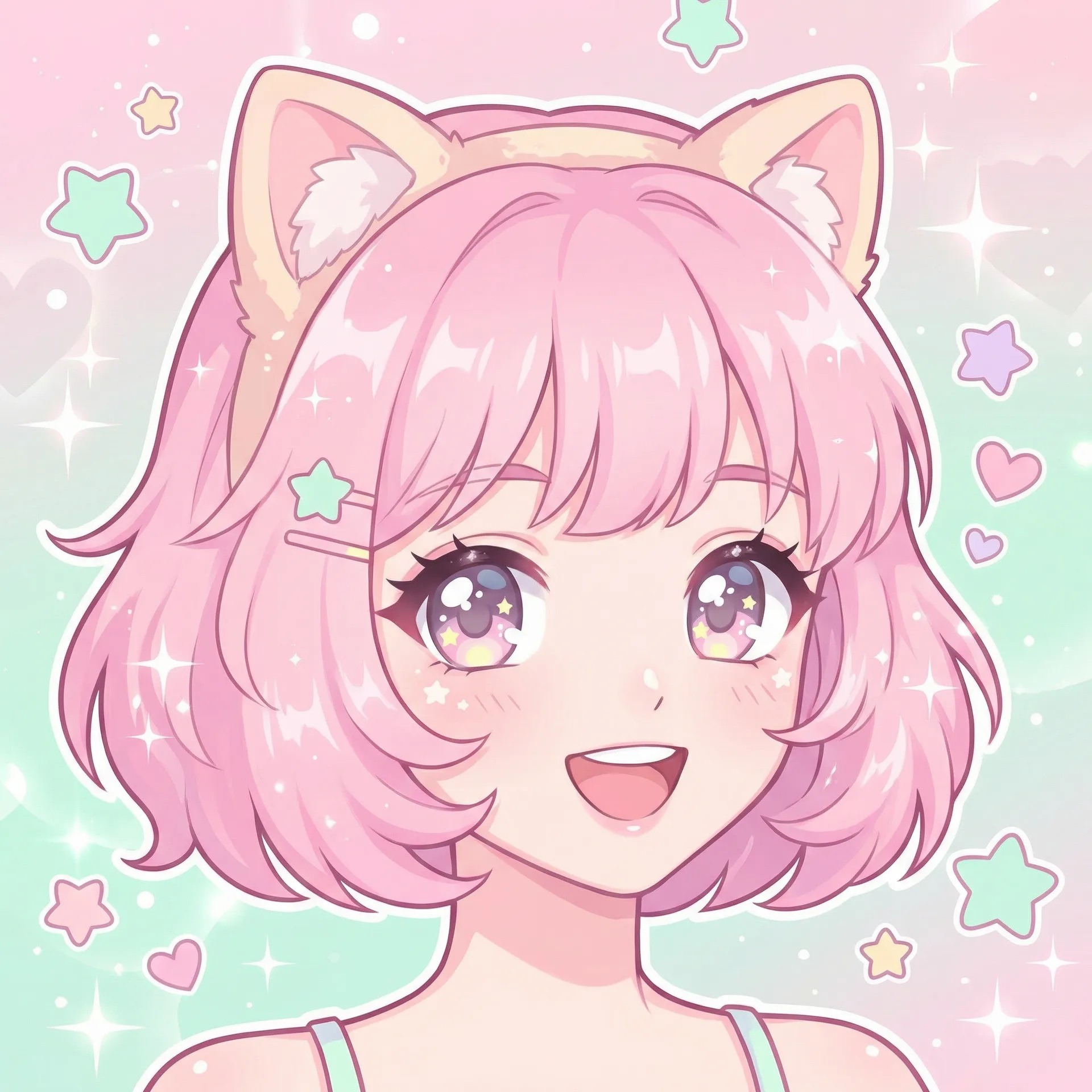 粉色猫咪 - 电视app 人气女神